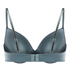 Plunge Padded Underwired Bra, Blue