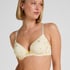 Plunge Padded Underwired Bra, White