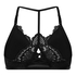 Whitney Triangle Bralette, Black