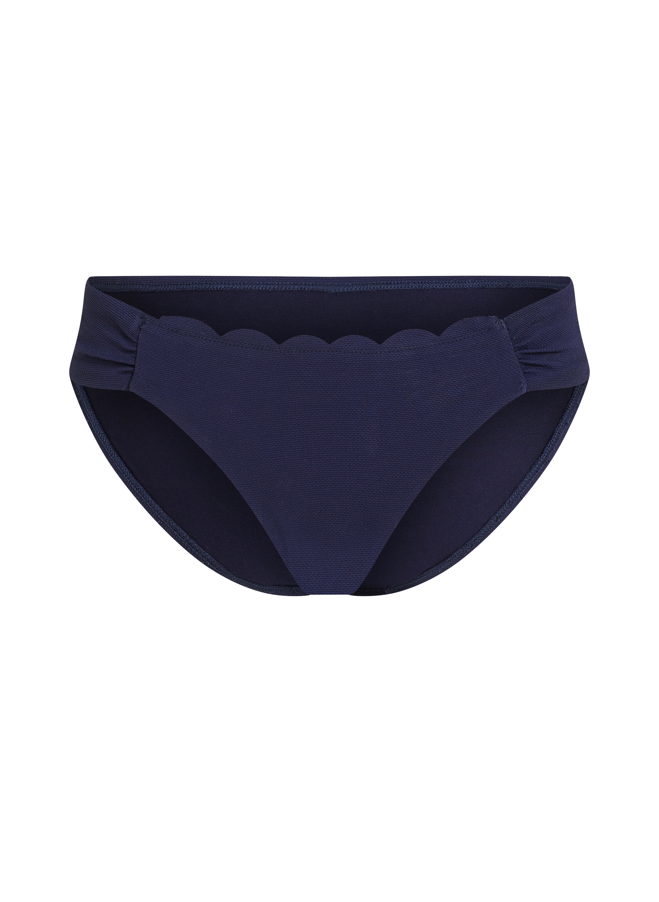 Scallop Rio Bikini Bottoms, Blue