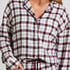Flannel Pyjama Top, White