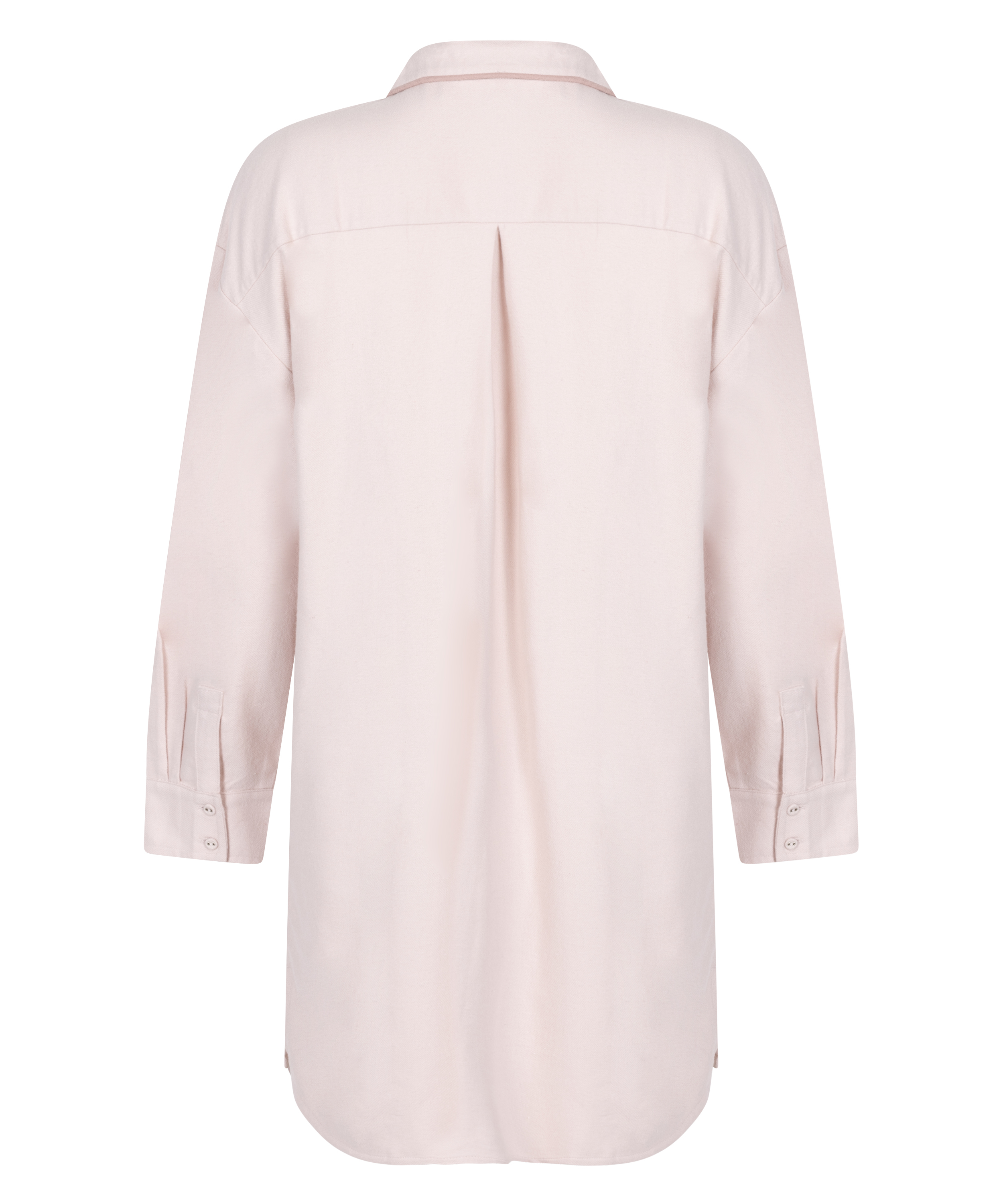 Flannel Nightshirt, Purple, main