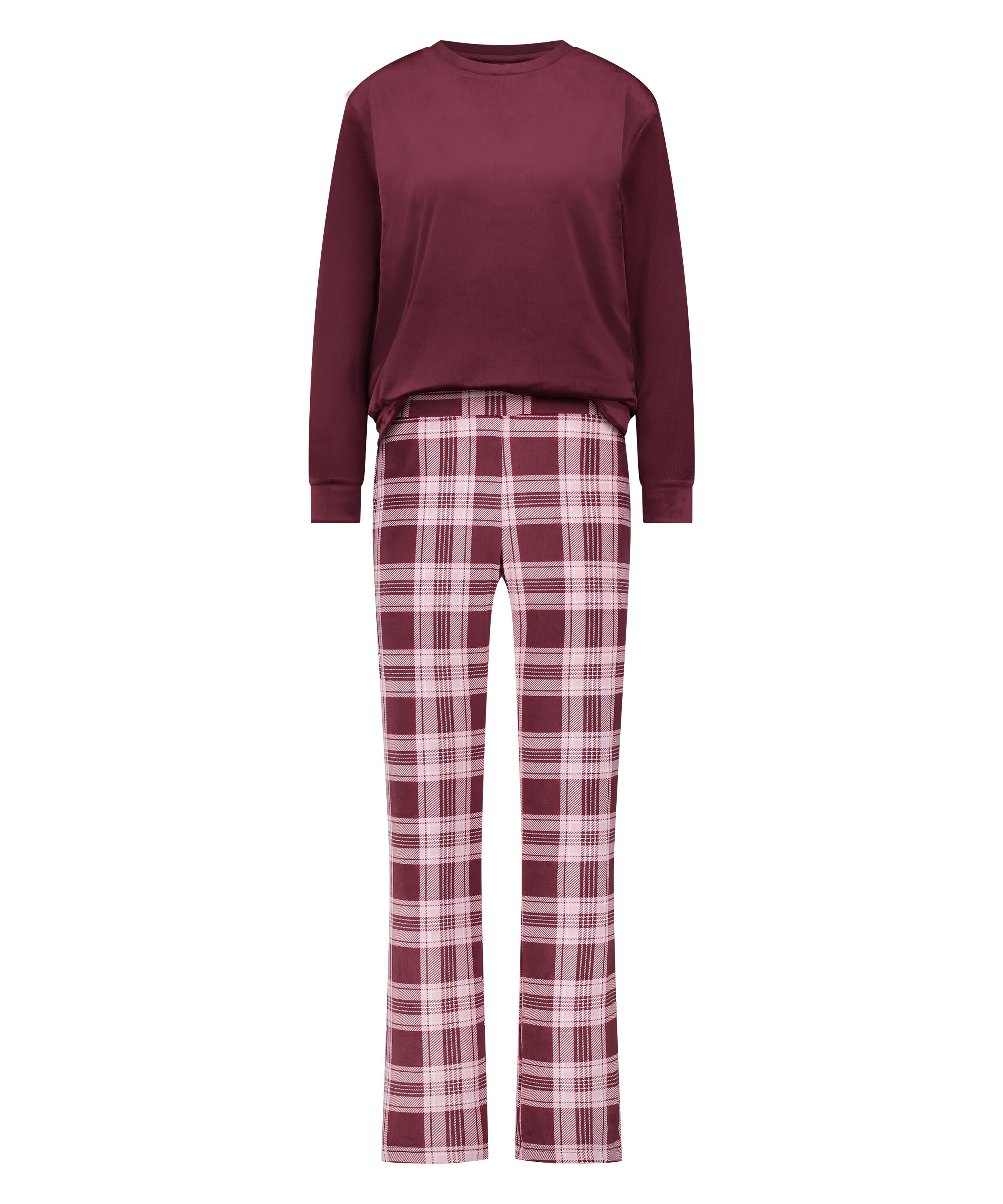 Velvet Pyjama Set, Purple