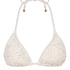 Caicos Triangle Bikini Top, Beige