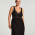 Nora Lace Slip Dress, Black