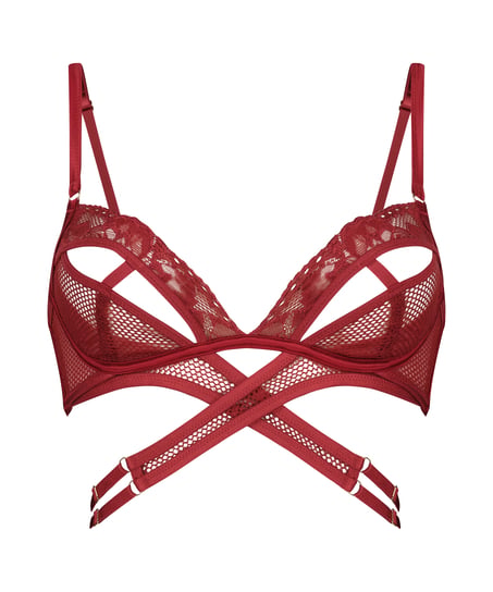 Pleasure Bralette, Red