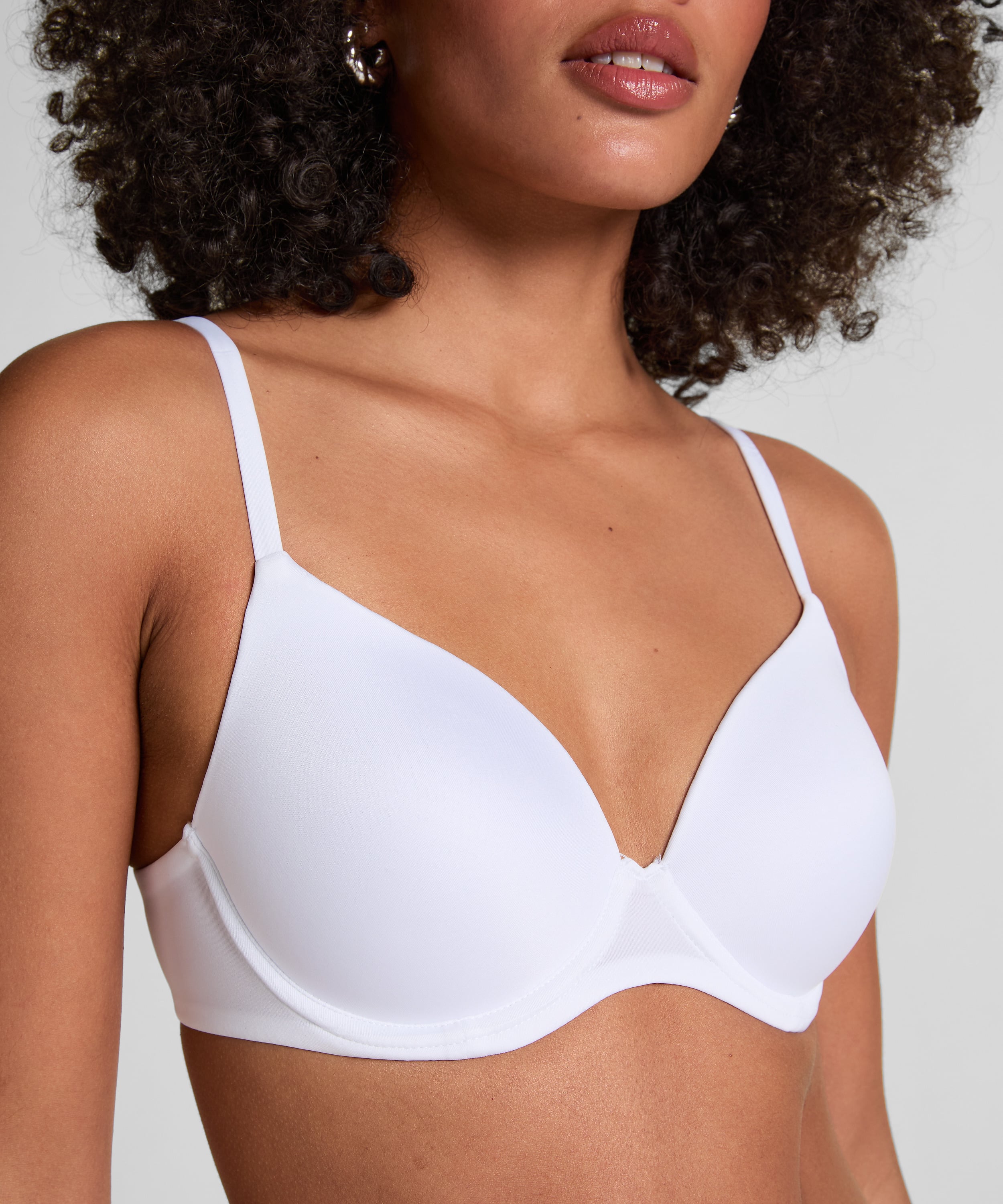 Super Soft Padded Underwired Bra, White, main