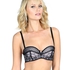 Padded strapless underwired bra Ramona, Black