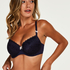 Maya Padded Underwired Bra, Blue