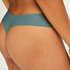 Invisible thong Stripe mesh , Green
