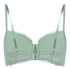 Marine Padded Underwired Bra, Green
