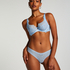Zena V-shaped Brazilian, Blue
