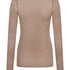 super soft Boatneck shirt with Cashmere, Brown