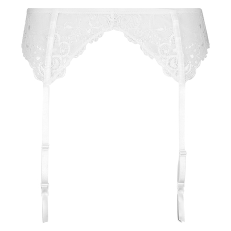 Suspenders, White