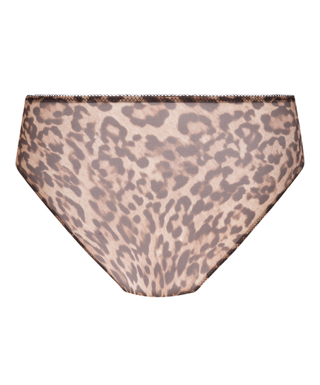 Diva High Knickers, Brown