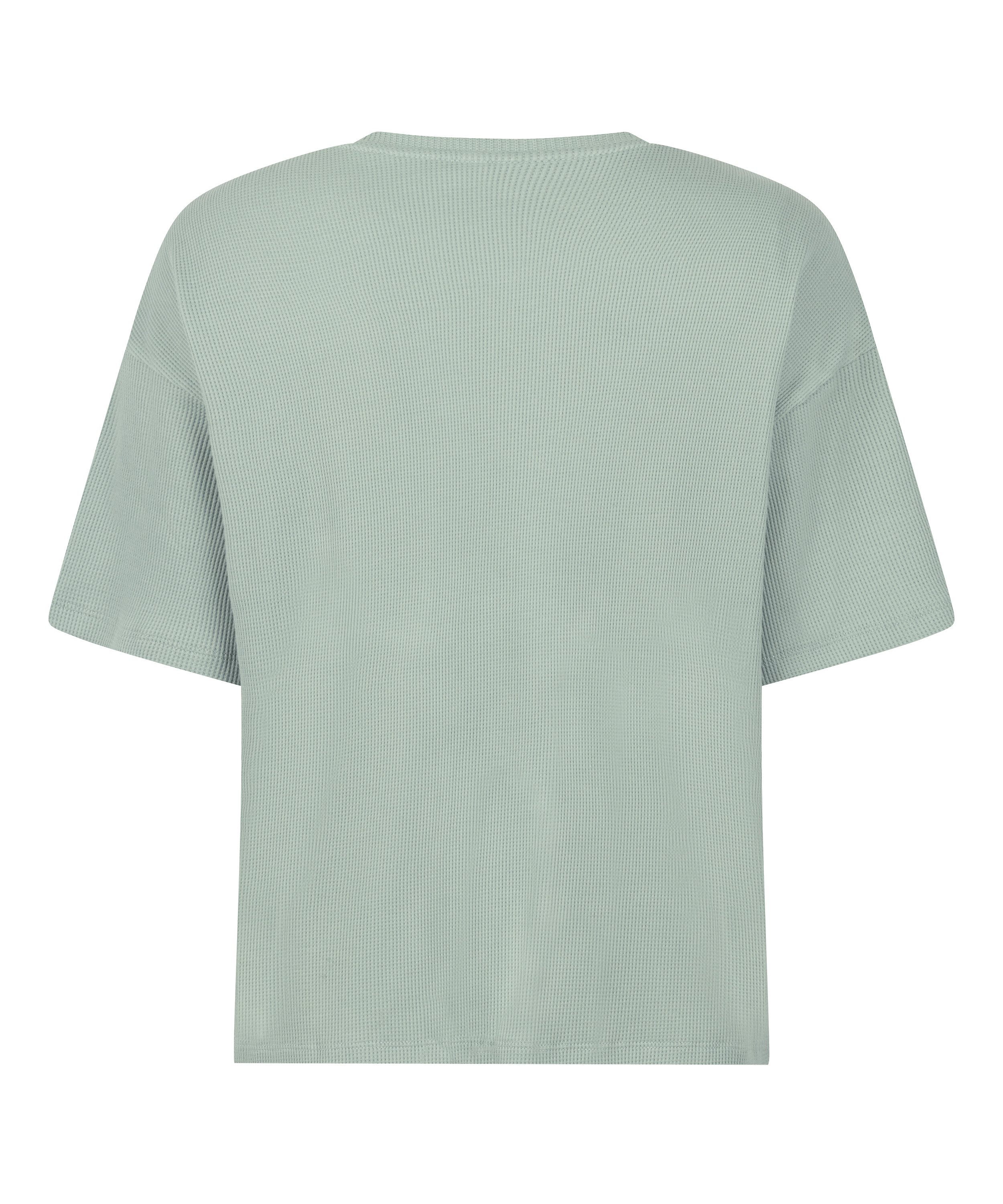 Pyjama Top Waffle, Green, main