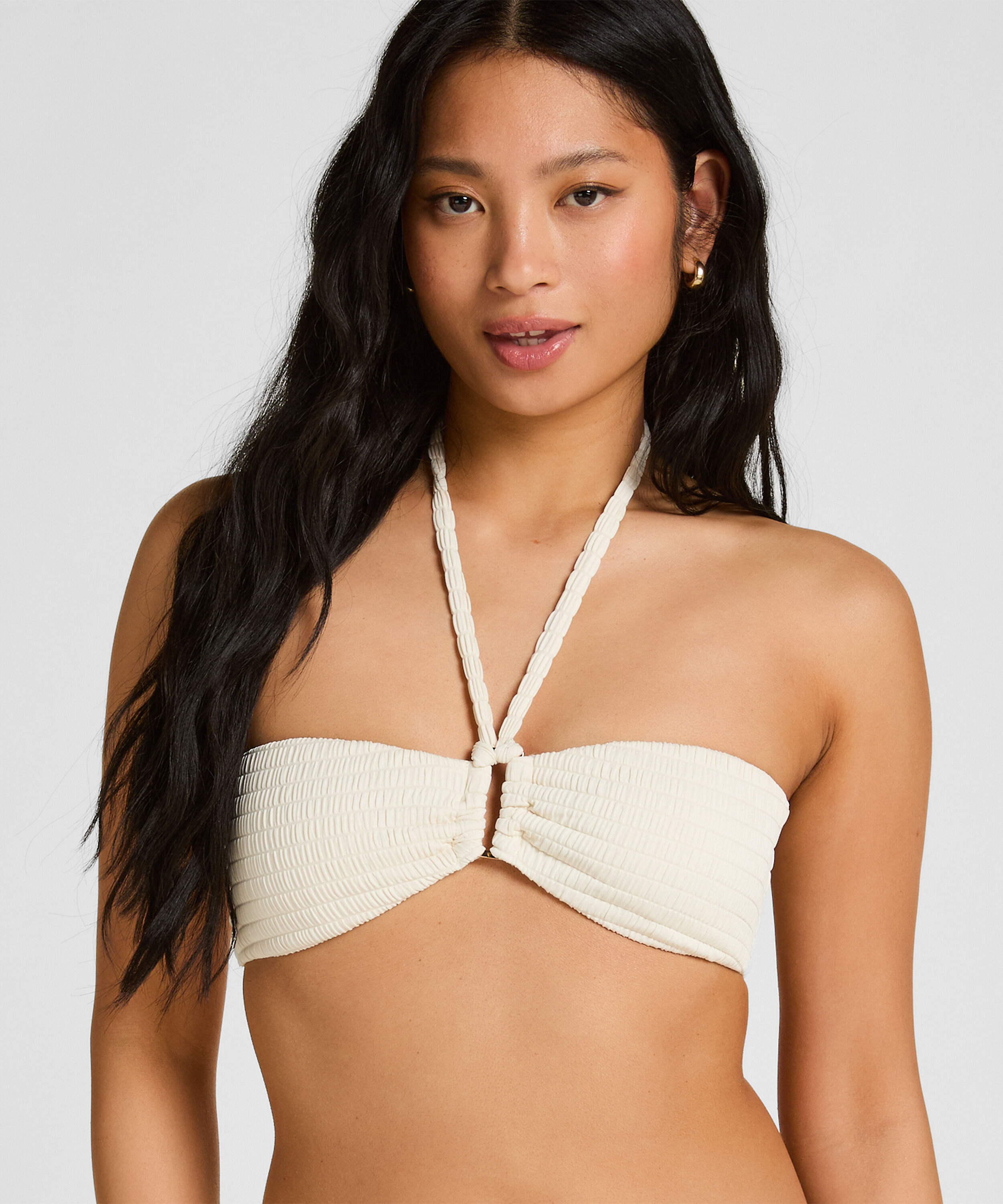 Bandeau Bikini Top St Kitts, White