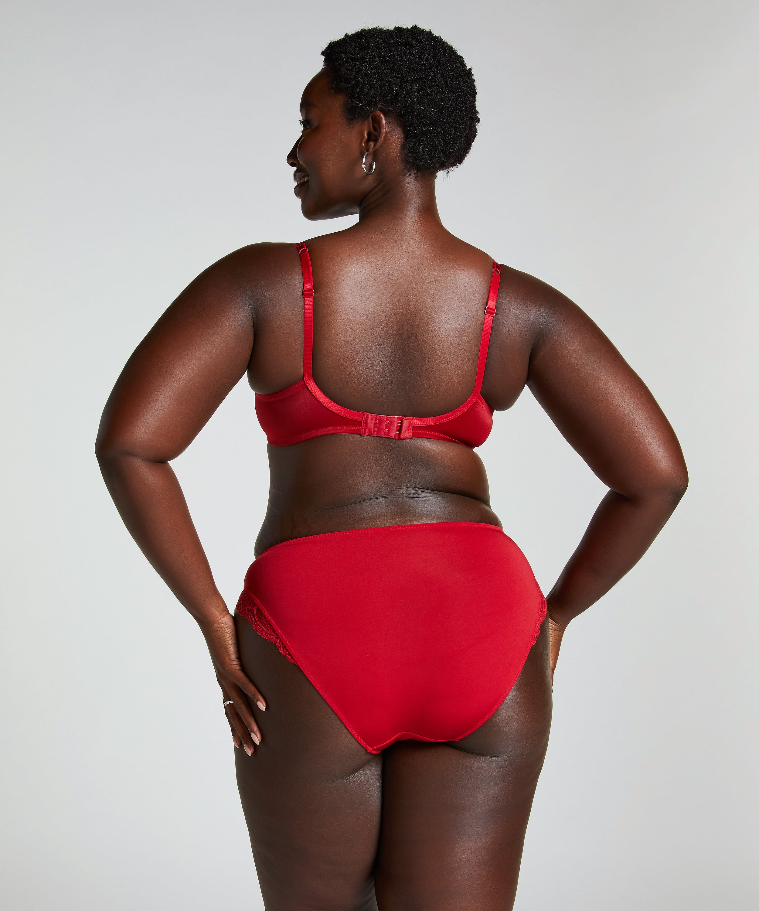 Sophie Non-Padded Underwired Bra, Red, main