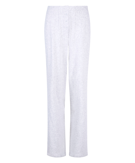 Pointelle Pyjama Pants, Gray