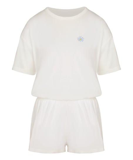 Pyjamaset Cotton, White