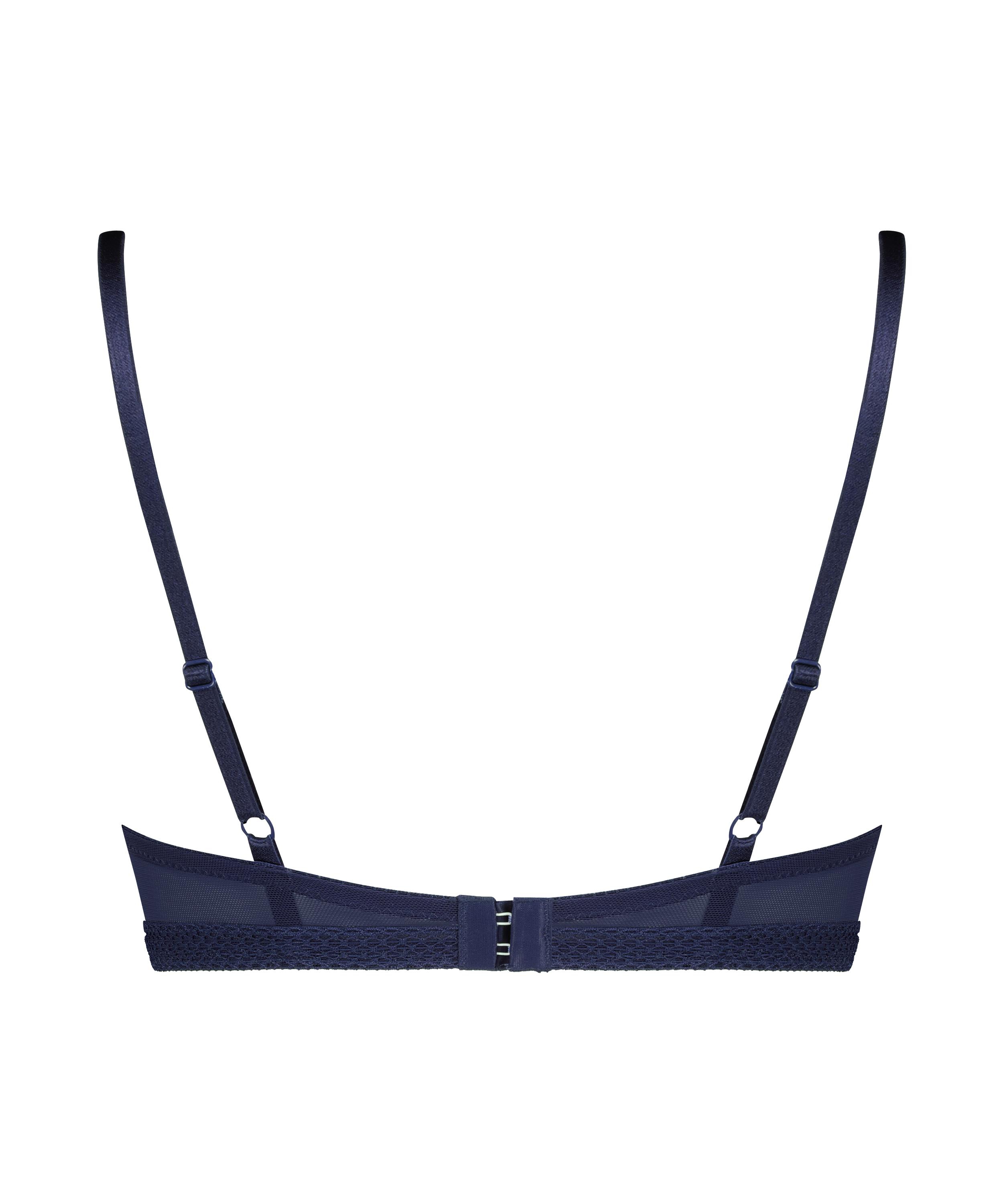 Bessie padded maximizer underwired bra, Blue, main