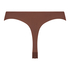 Invisible thong Stripe mesh, Brown