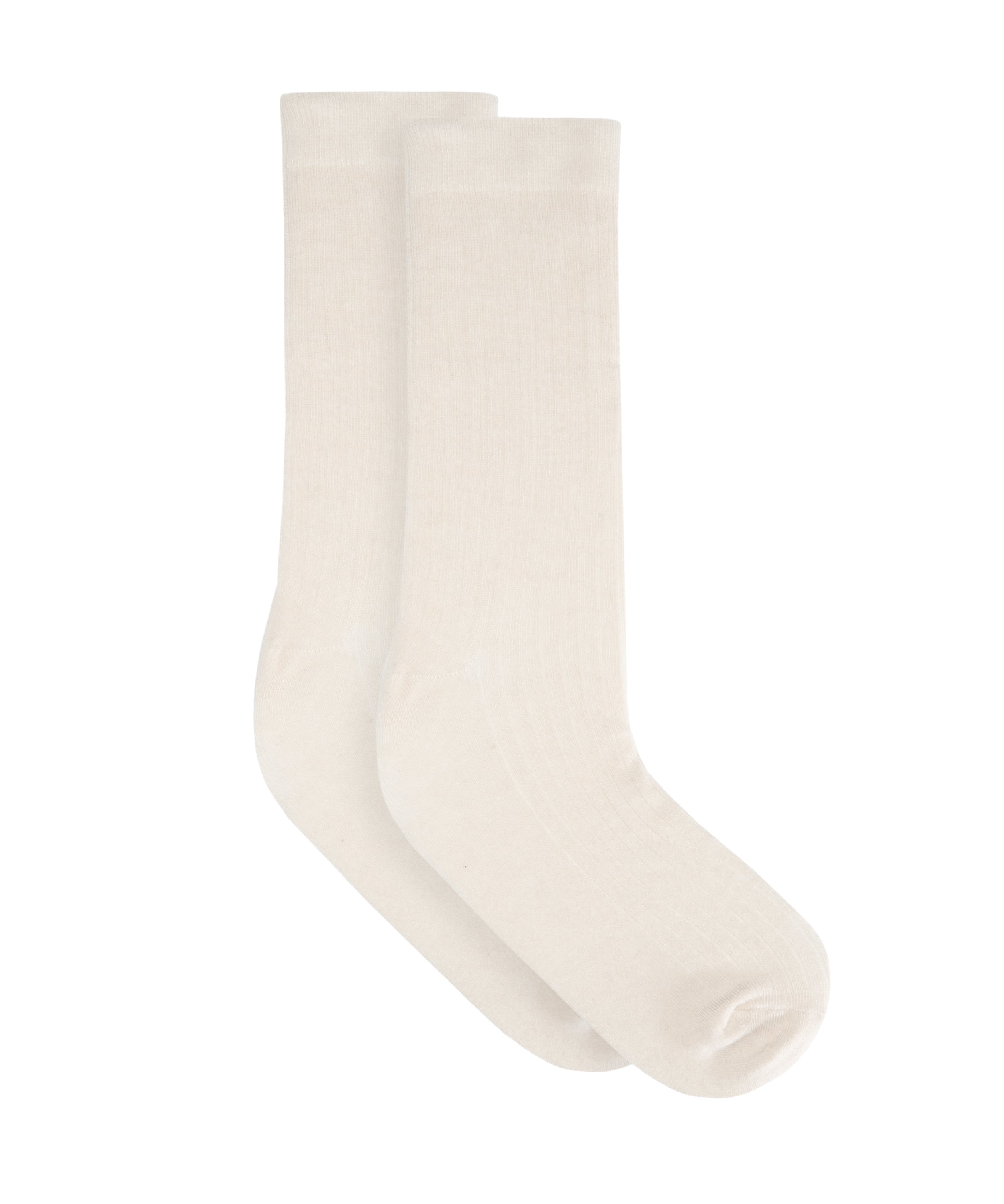 Cashmere Blend Ribbed Socks, Gray, main