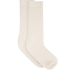 Cashmere Blend Ribbed Socks, Gray