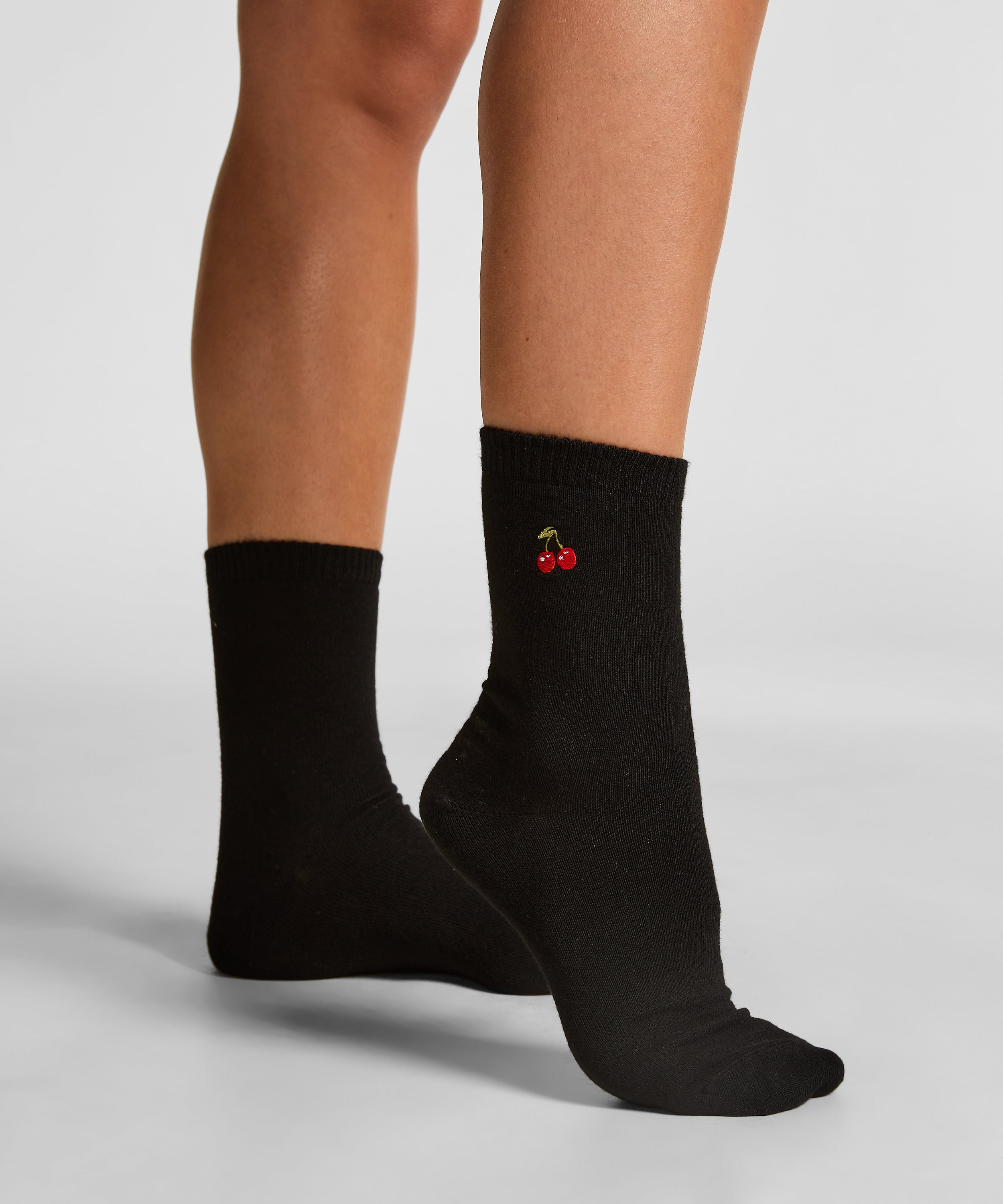 Modal Crew Socks, Black, main