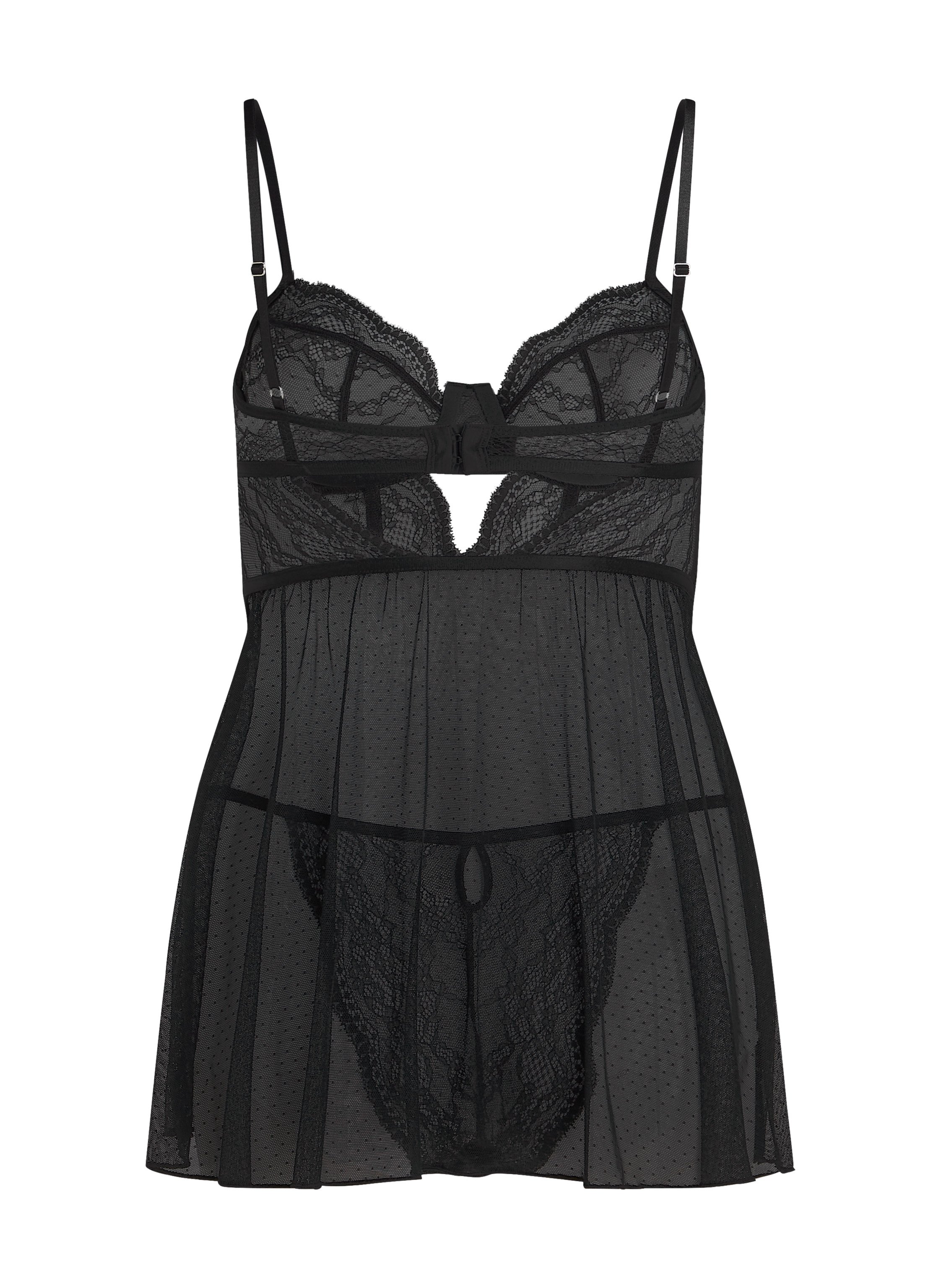 Isabelle Babydoll, Black, main