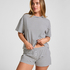 Pyjama Shorts Striped Jersey, Blue