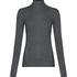 super soft Turtleneck shirt with Cashmere, Gray