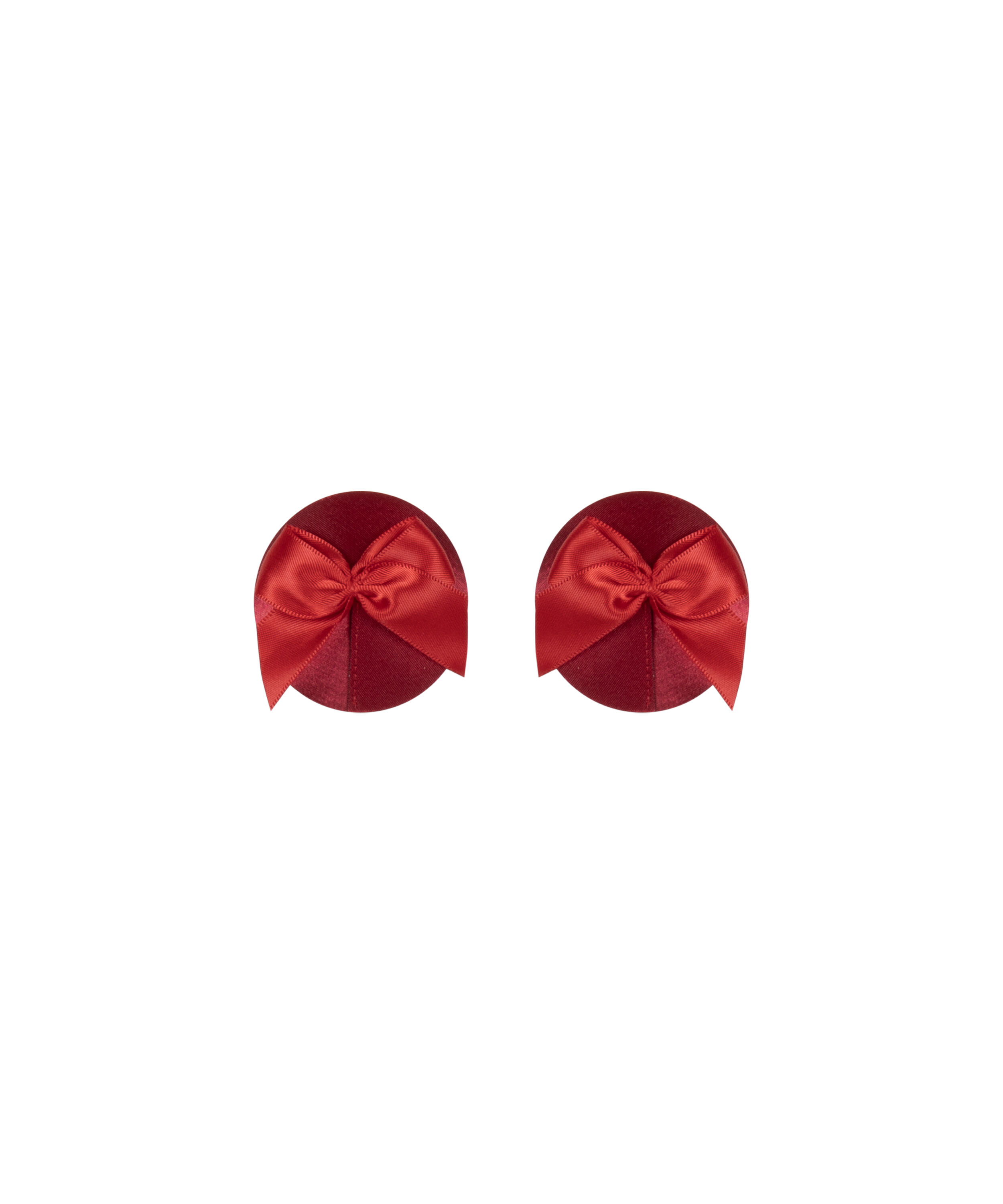 Bow Nipple Covers, Red