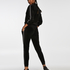 HKMX Velvet Sports Pants, Black