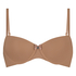 Demi Padded Underwired Bra, Brown