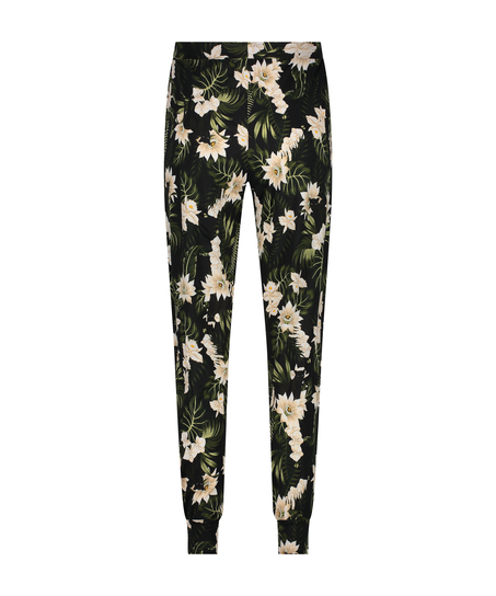 Jersey Pyjama Pants, Black