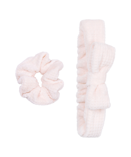 Headband and Scrunchie, Pink