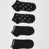 2-Pack Cotton Trainer Liners, Black