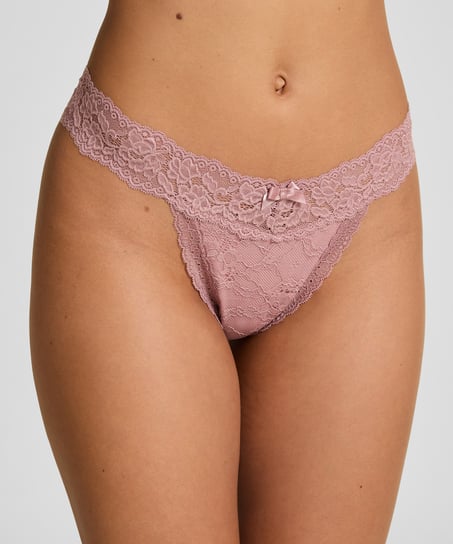 Madison Extra Low Thong, Purple