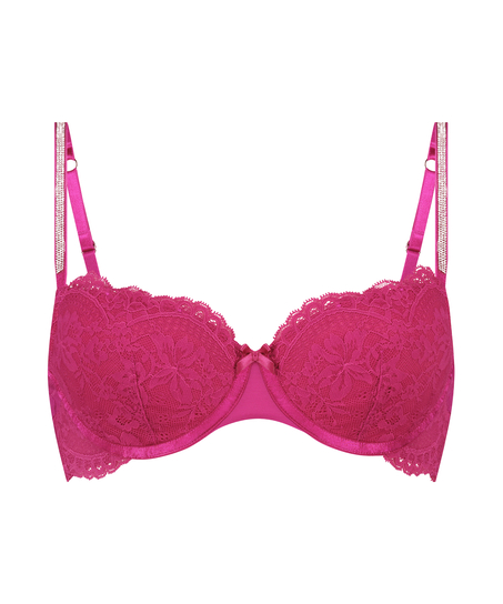 Lindsey Padded Underwired Bra, Pink