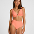 High-Waisted Shaping Bikini Bottom Luxe, Orange
