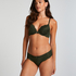 Teddy Padded Push-Up Underwired Bra, Green