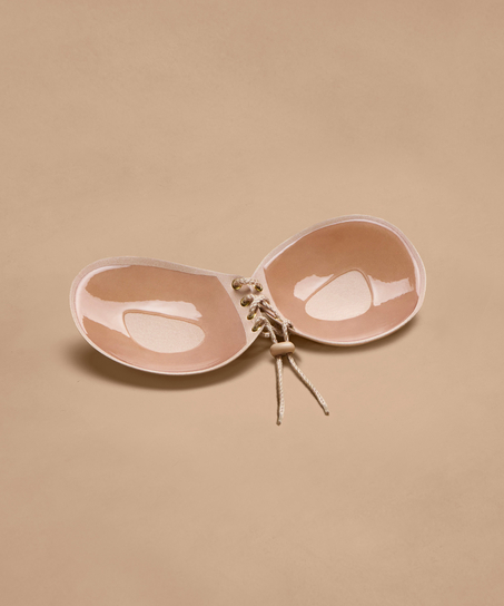 Adhesive Push-Up Bra, Beige
