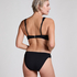 Scallop Rio Bikini Bottoms, Black