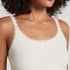 Pointelle Singlet, White