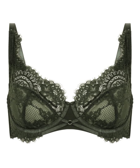 Amara Non-Padded Underwired Bra, Green