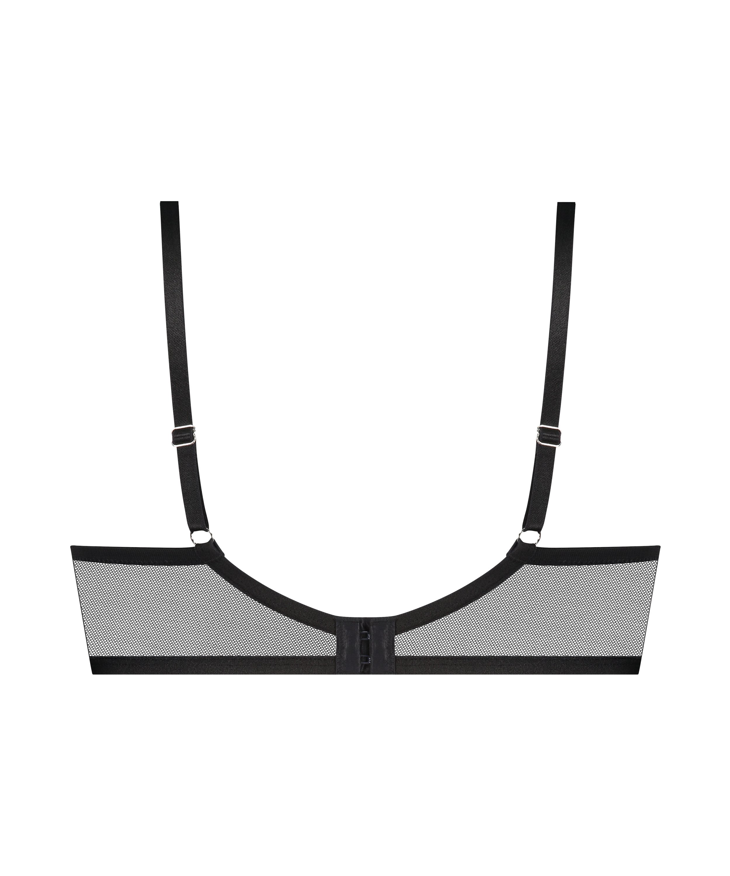 Sophia Non-Padded Underwired Bra, Black, main