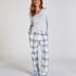 Flannel Pyjama Pants, Blue