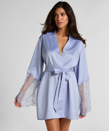 Satin Kimono, Purple