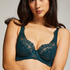 Daisy Non-Padded Underwired Bra, Blue